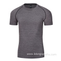 Wholesale Adult Short Sleeve Fitness Sport Men T-shirt